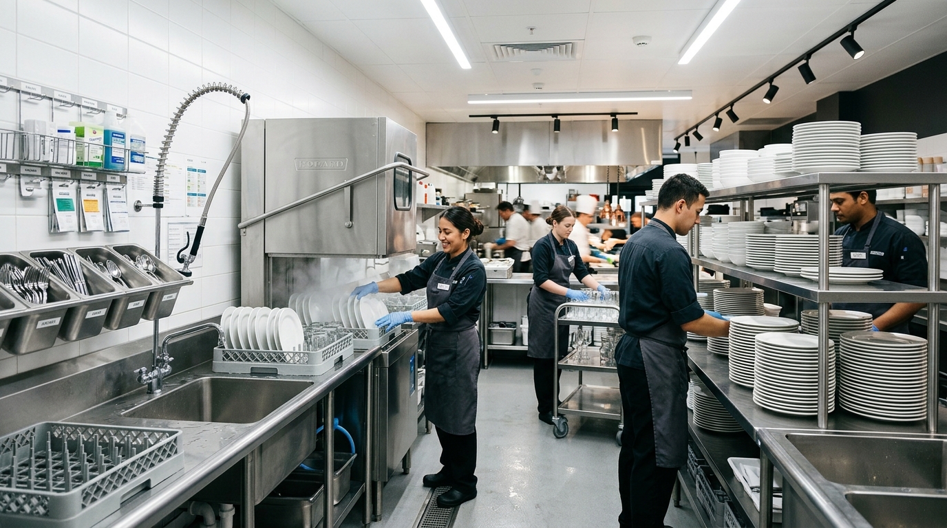 Dishwashing & Kitchen Support